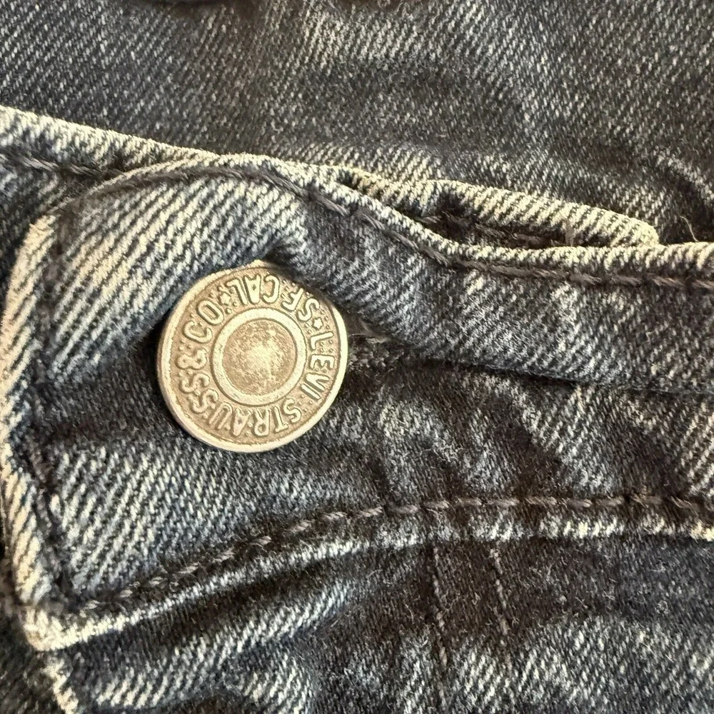 Levi's Jeans 511 Mens 42x30 Fit 42x31‎ Dark Wash Blue Slim Denim Black Tag